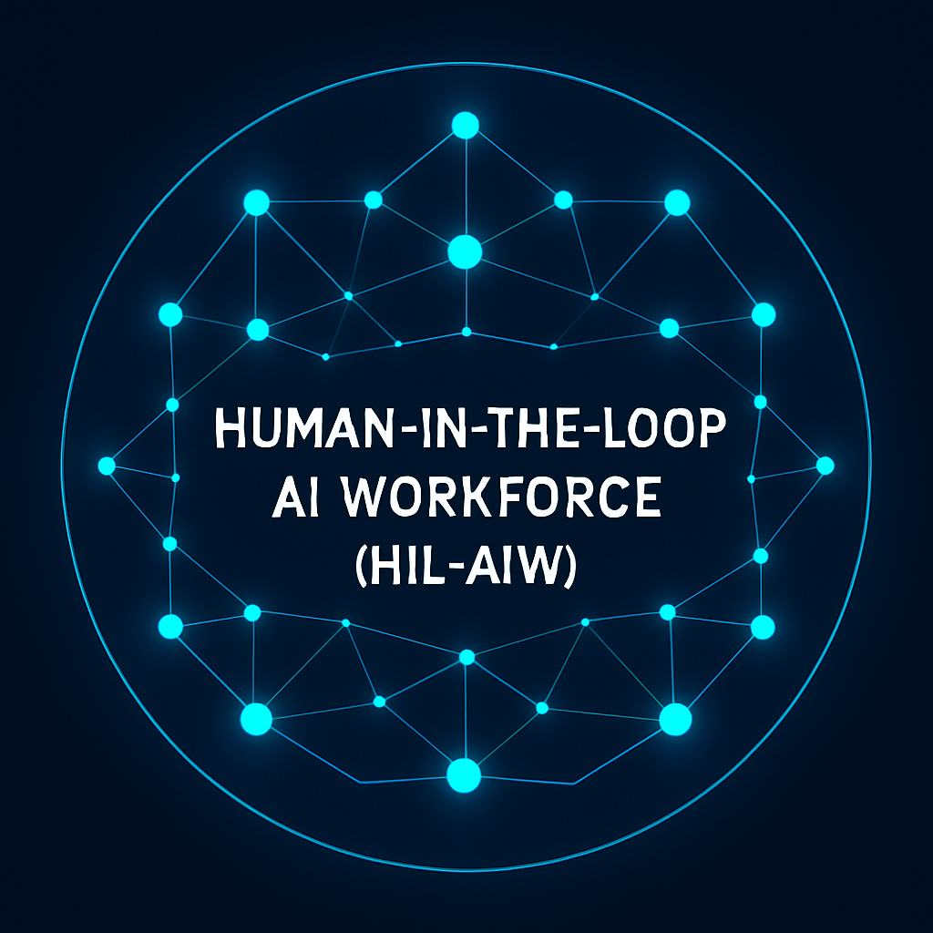 Human-in-the-Loop AI Workforce (HIL-AIW)